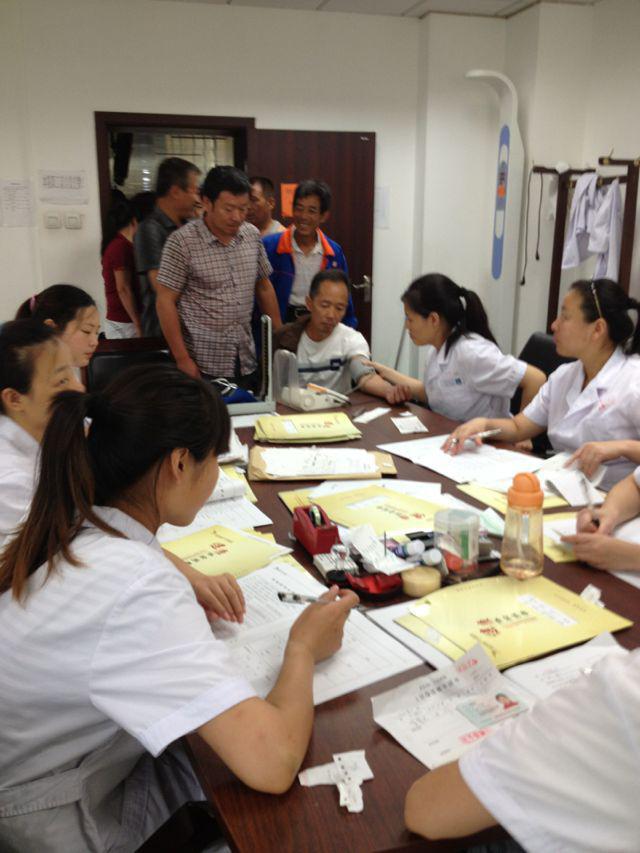 重视员工健康  关爱员工生活 公司人力资源处组织员工进行体检.jpg